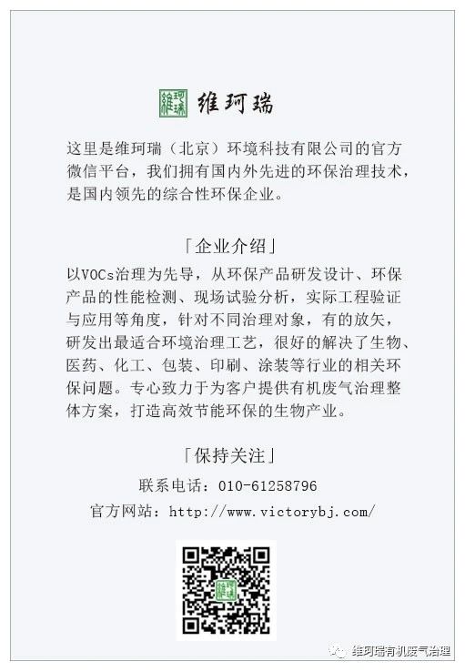 【關注】維珂瑞簽約某化工企業廢氣治理項目第一階段完工